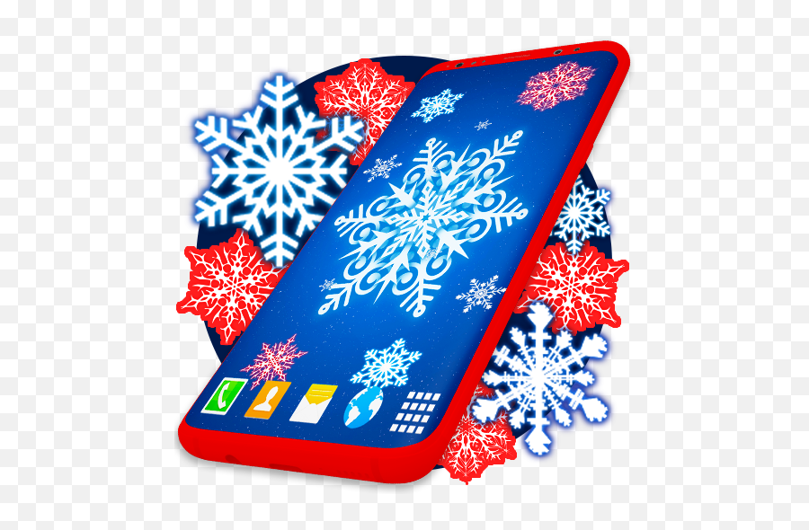 Snowfall Live Wallpaper Winter Snow Wallpapers U2013 Apps - Decorative Emoji,Custom Snowflake Emojis