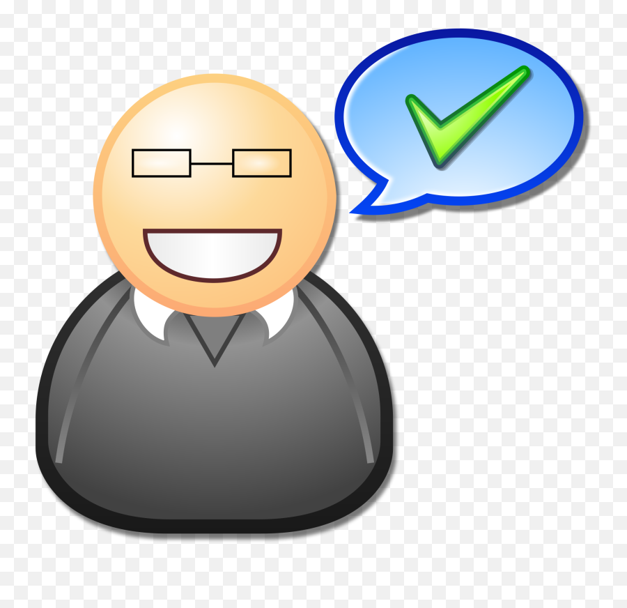Filenuvola Expert Oksvg - Wikimedia Commons Wrong Answer Cartoon Emoji,Ok Emoticon