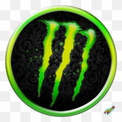 Monster Energy Agario Custom Skin - Monster Energy Logo Circle Emoji,Cool Text With Emojis For Agario