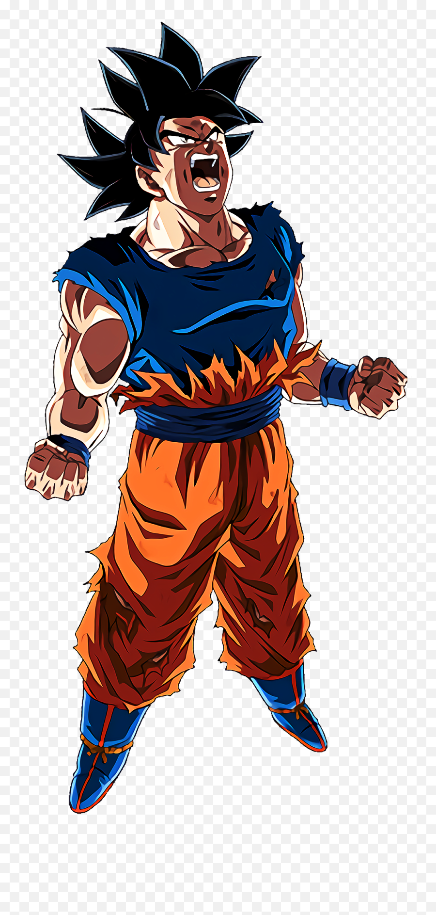 Ui Goku Transforming 3 Dbs Render - Goku Ultra Instinct Png Emoji,Goku Emoji