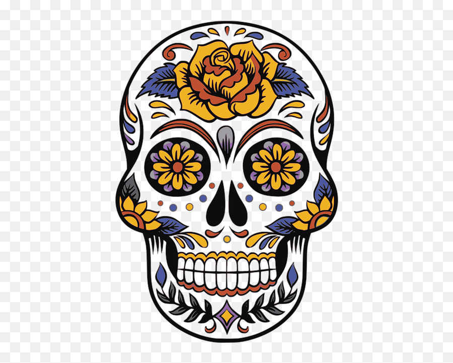 Death Mexico Calavera Dead Of Party - Day Of The Dead Skeleton Emoji,Emoticon De Calavera