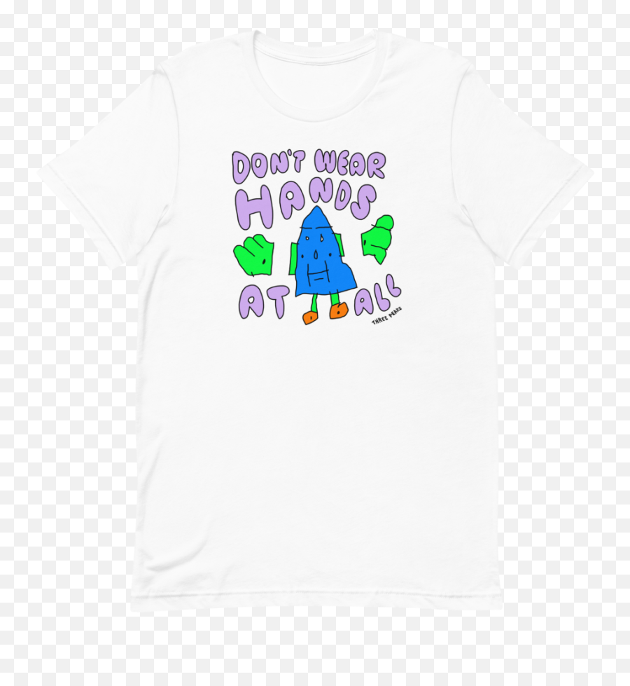 Donu0027t Wear Hands Multicolor Unisex T - Shirt Short Sleeve Emoji,Prickly Pear Emoticon Meaning