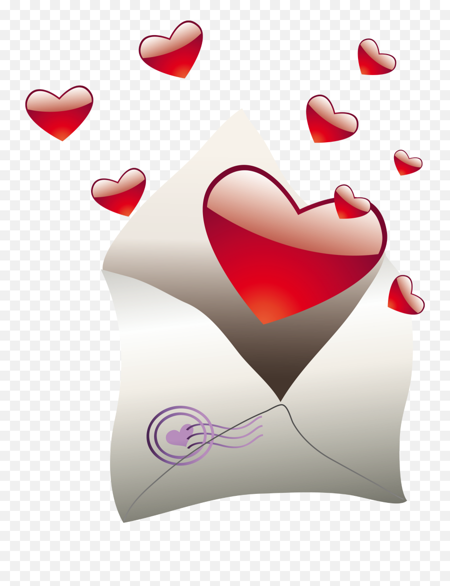 Valentines Day Hearts Letter Png Picture Clipart - Day Sticker Png Emoji,Valentine Craft With Emojis