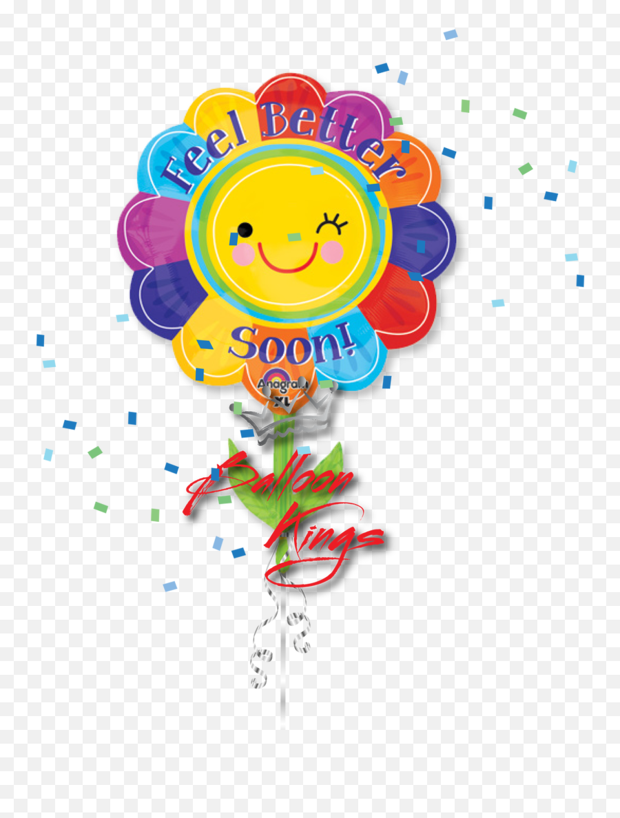 Feel Better Soon Flower - Happy Emoji,Feel Better Emoji