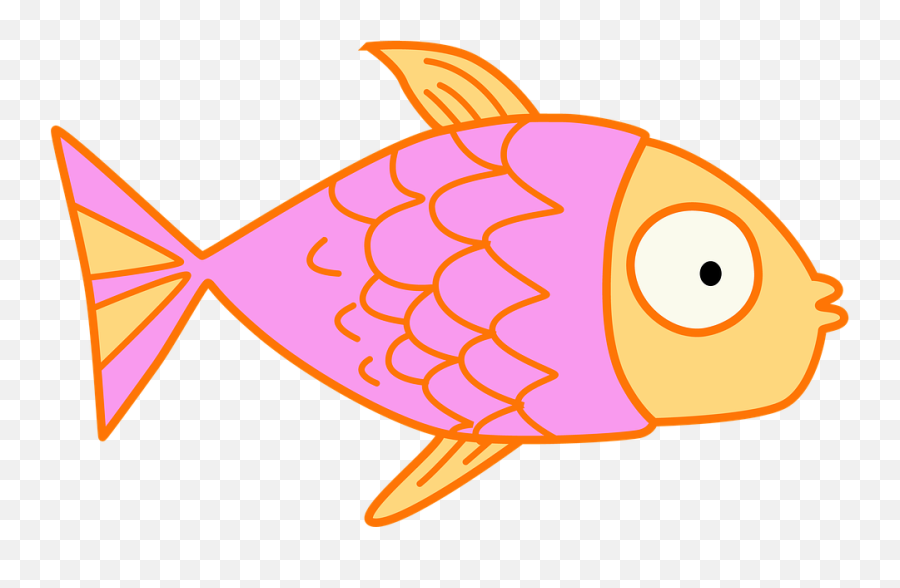 Free Photo Kids Cartoon Clip Art Educational Pink Fish Cute - Fish For Kids Png Emoji,Madness Emotion Clip Art