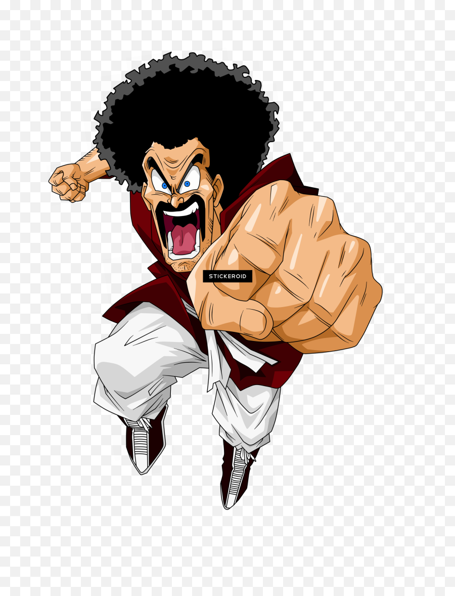 Punch - Dragon Ball Z Mr Satan Clipart Full Size Clipart Mr Satan Dragon Ball Logo Emoji,Punching Emoji