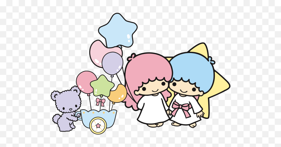Little Twin Stars - Little Twin Stars No Background Emoji,Linestore Hello Kitty Emoticon