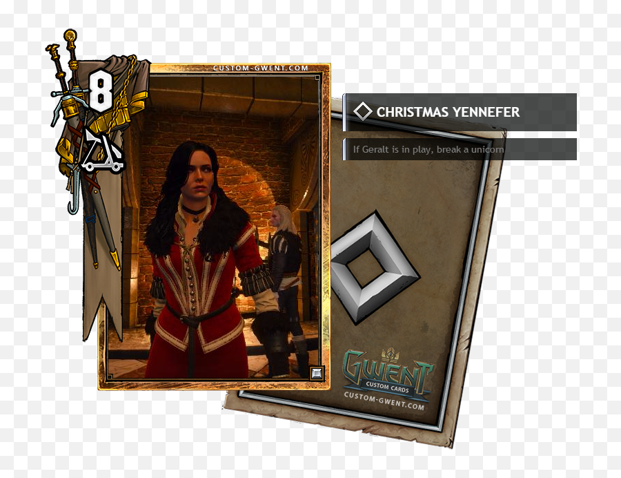 Yennefer Of Vengerberg Spoilers - Funny Custom Gwent Cards Emoji,Geralt Emotions