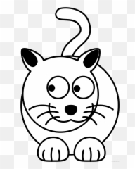 Kitty Cat Coloring Pages Kitty Cat 4 Bpng Printable - Facil Dibujos De Gatos Animados Emoji,Where Is The Kitty In The Emoji Movie