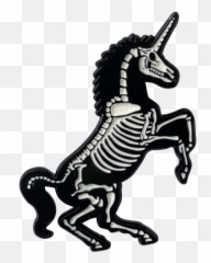 Unicorn Skeleton Pin - Mythical Creature Emoji,Unicorn Holographic Emojis