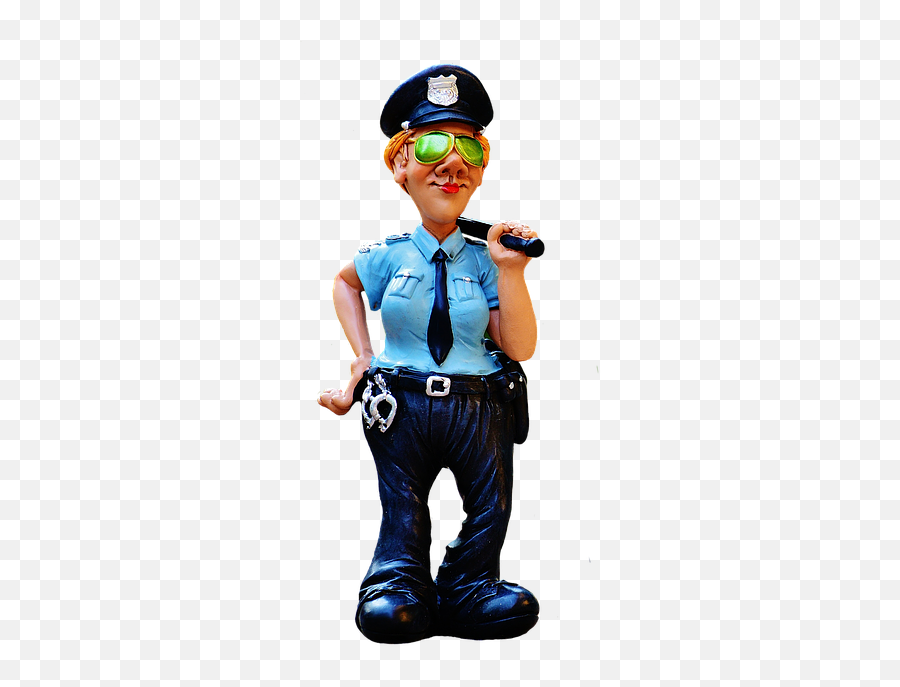 Figure Police Fun - Free Photo On Pixabay Cartoon Police Officer Png Running Emoji,Law Enforcement Emoticons