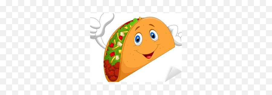 Taco Cartoon Giving Thumb Up Sticker U2022 Pixers - We Live To Animados Taco Emoji,Taquitos Emoticon