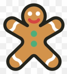 Christmas Gingerbread Man Free Icon - Christmas Gingerbread Icon Emoji,Whatsapp Emoticons Ginger