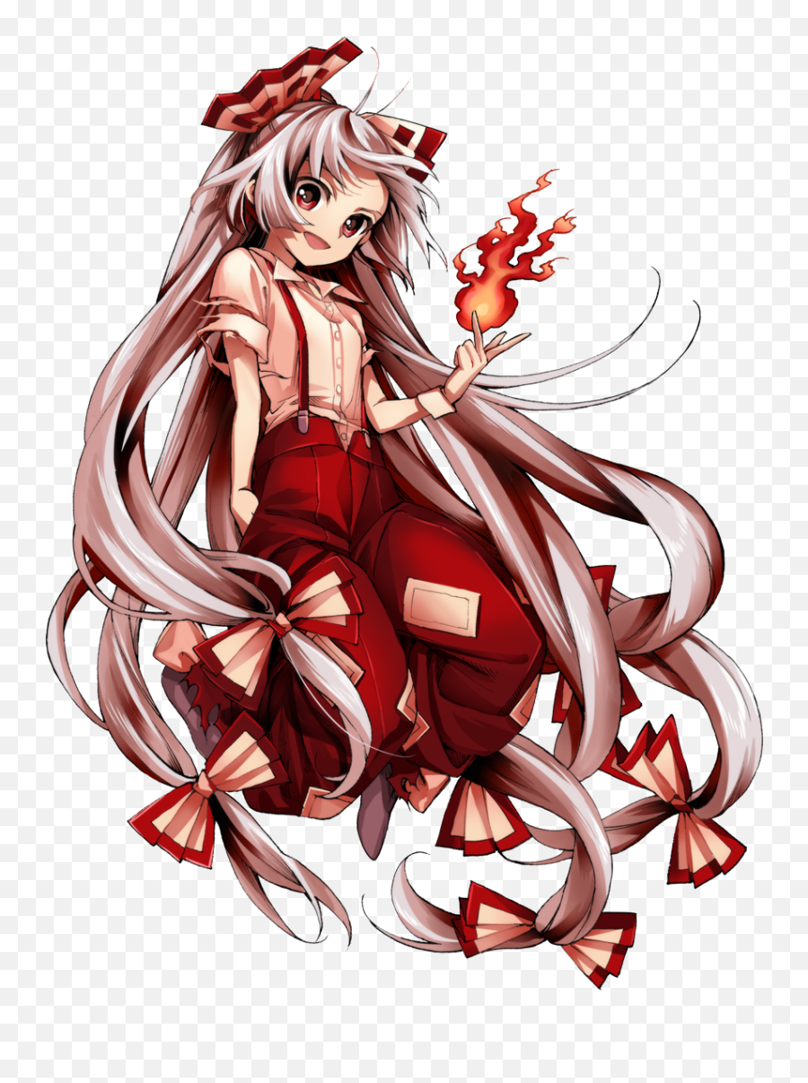 Genso Network - Fujiwara No Mokou Emoji,Touhou Alice's Emotion Colors