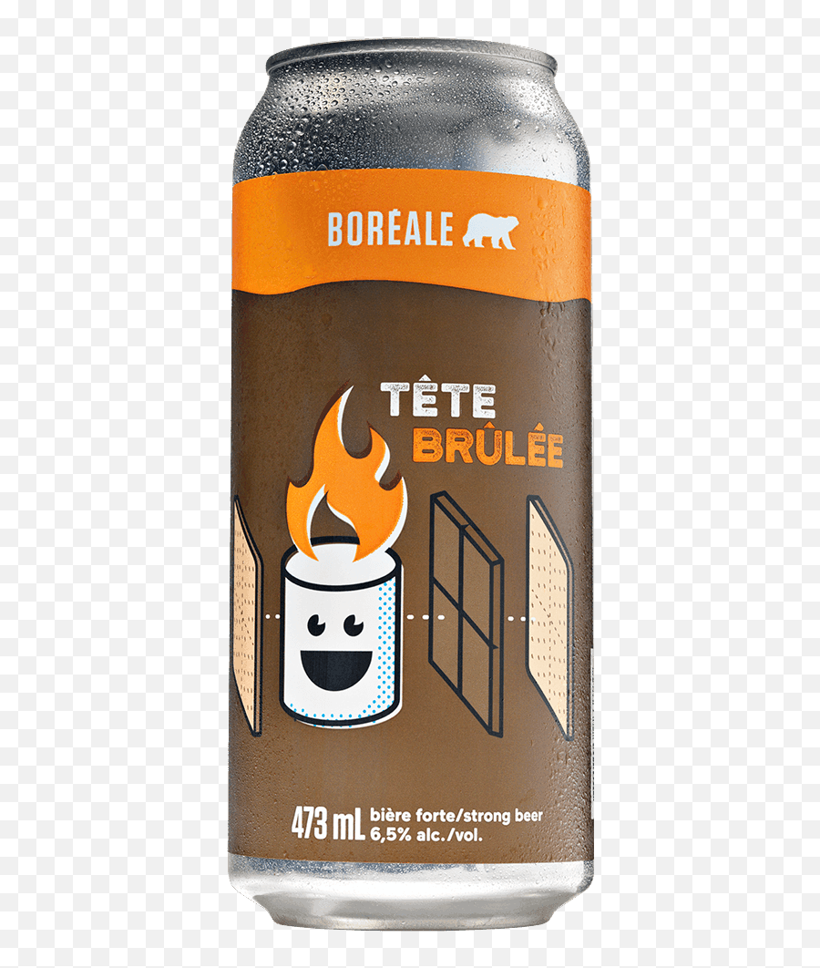 Tête Brûlée Beer - Episode Boréale Boréale Cylinder Emoji,Fire And Marshmallow Emoticons