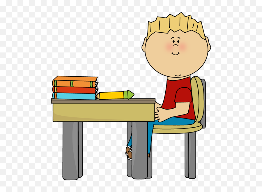 Free Ela Cartoon Cliparts Download Free Ela Cartoon - Boy Sitting At Desk Clipart Emoji,Carrabbas Italian Grill Smile Emoticon