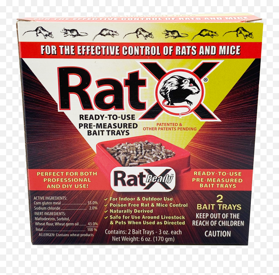 Ratx Ready - Touse Rat Bait Trays 2 Count Rat Emoji,Remy The Rat What Emotion