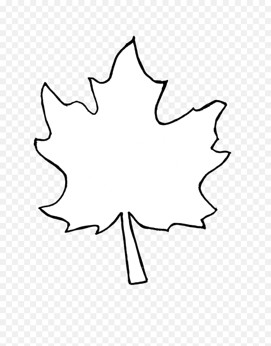Fall Leaf Outline Png U0026 Free Fall Leaf Outlinepng - Outline Fall Leaves Clipart Emoji,Fall Leaf Emoji