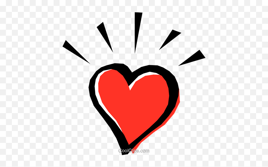Heart Symbol Royalty Free Vector Clip Art Illustration Emoji,Valentine Heart Emoticon