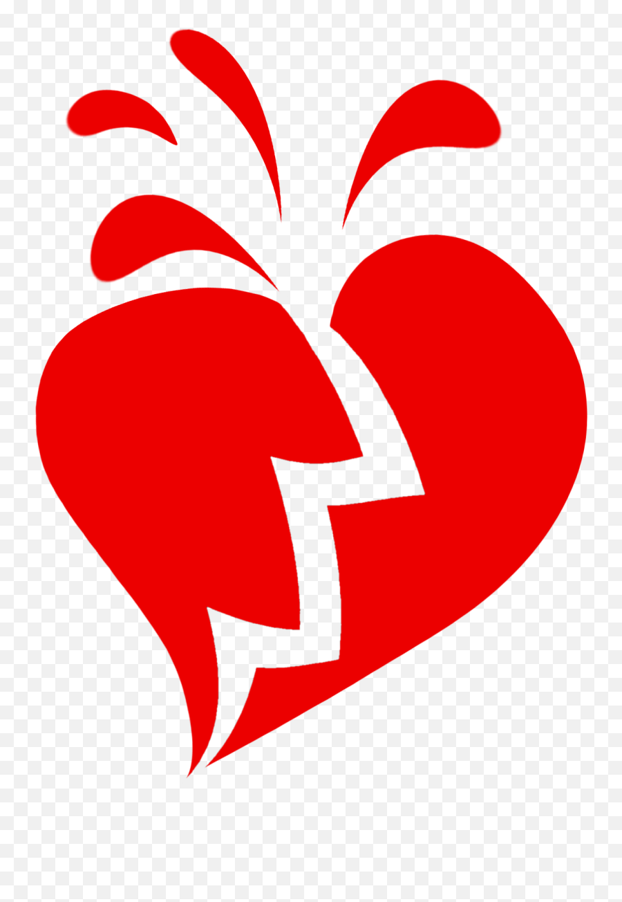 Broken Heart - Transparent Background Broken Heart Clipart Emoji,Breaking Heart Emoji