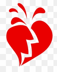 Broken Heart - Transparent Background Broken Heart Clipart Emoji,Breaking Heart Emoji