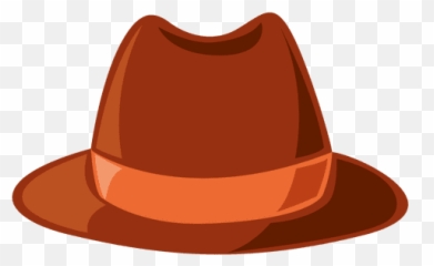 Hipster Hat In Brown Tones Transparent Png U0026 Svg Vector Emoji,Wave Emoji Tones