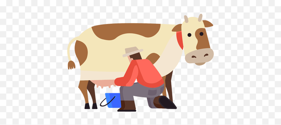 Cow Cartoon Graphics To Download Emoji,Cow Milking Emoji