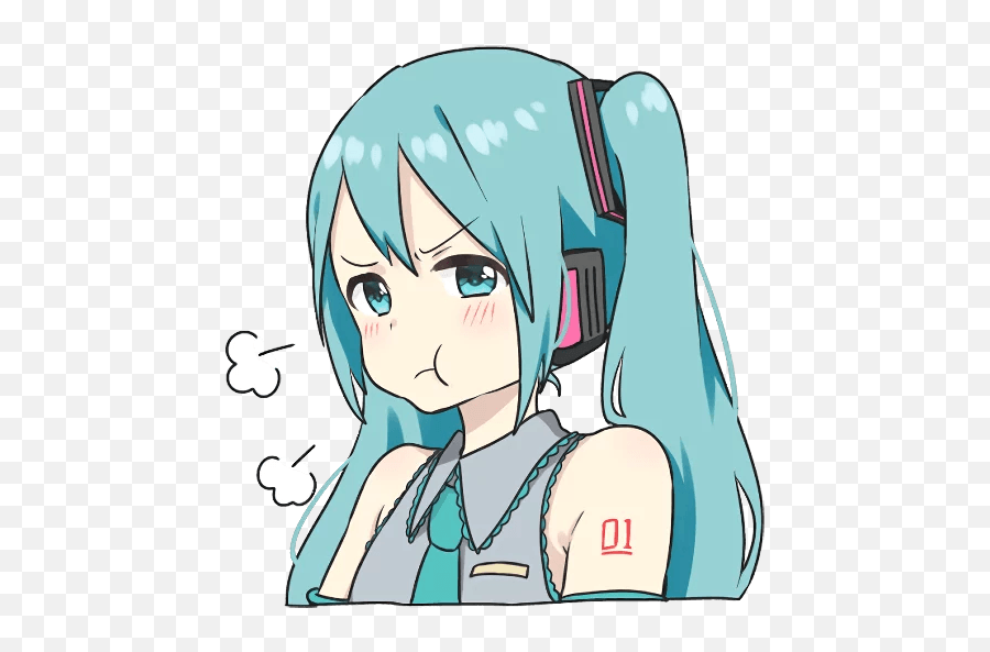 Line - Hatsune U0026 Kagamine Pom Ver Telegram Sticker In Line Hatsune Miku Telegram Stickers Emoji,Seven Mystic Messenger Emoji