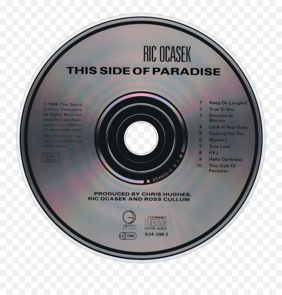 Ric Ocasek This Side Of Paradise Photos - Optical Storage Emoji,Ric Ocasek Emotion In Motion Lyrics