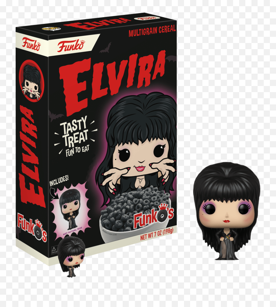 Funko Elvira Mistress Of The Dark Cereal Hot Topic Pocket - Elvira Mistress Of The Dark Funko Pop Cereal Emoji,Emoji Movie Funko Pop