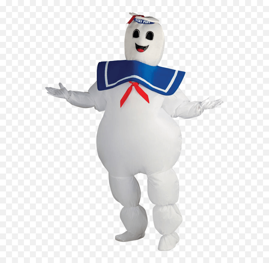 Inflatable Stay Puft Marshmallow Man Costume Clipart - Full Marshmallow Man Costume Emoji,Space Man Emoji