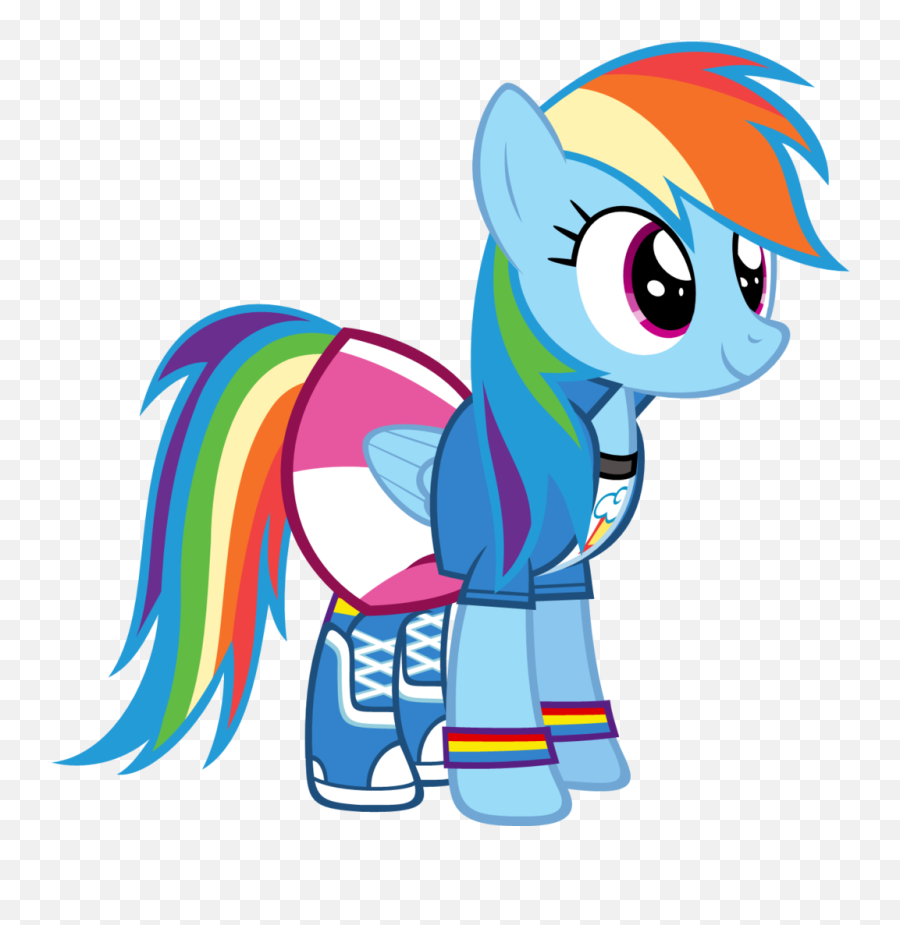 Rainbow Dash - Cia Dos Gifs Equestria Girls Rainbow Dash Pony Emoji,Yoyo And Cici Emoticon