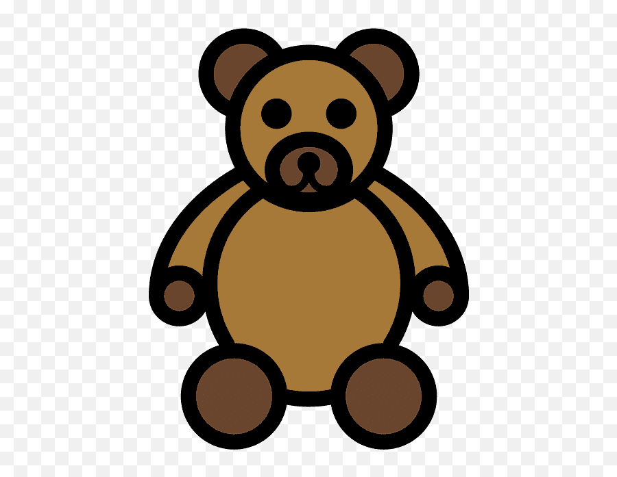 Teddy Bear - Emoji De Osito,Brown Bear Emoji