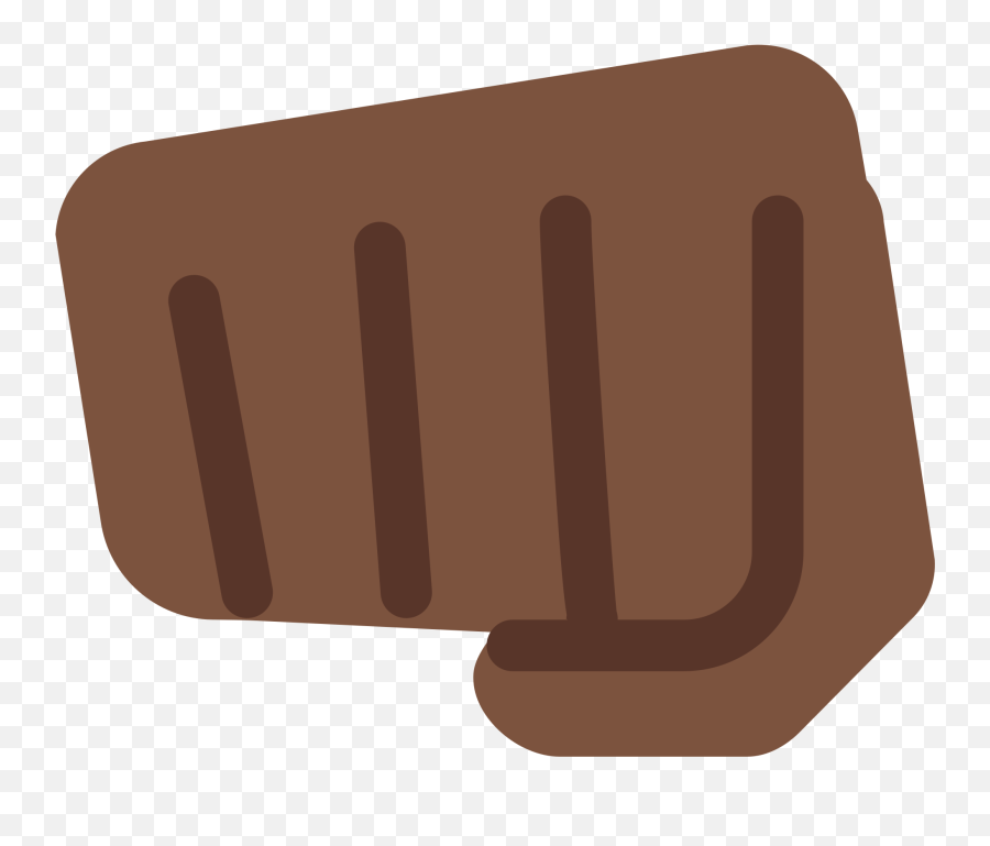 Dark Skin Tone Emoji - Horizontal,Black Fist Emoji