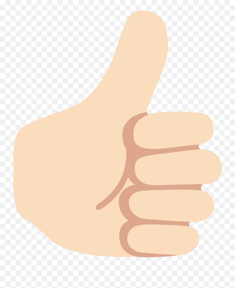 Fileemoji U1f44d 1f3fbsvg - Wikipedia Android Like Thumbs Up,Okay Sign Emoji Png