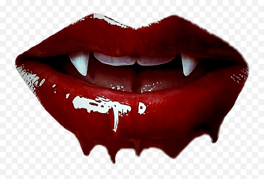 Ftevampirefangs Fangs Vampirefangs Vampires Vampire - Vampire Mouth Png Emoji,Funnyjunk Emoji