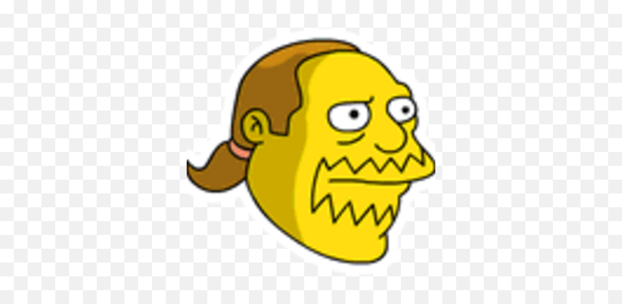 Four Fingers Of Death - Simpsons Tapped Out Comic Book Guy Emoji,Emoji Level38