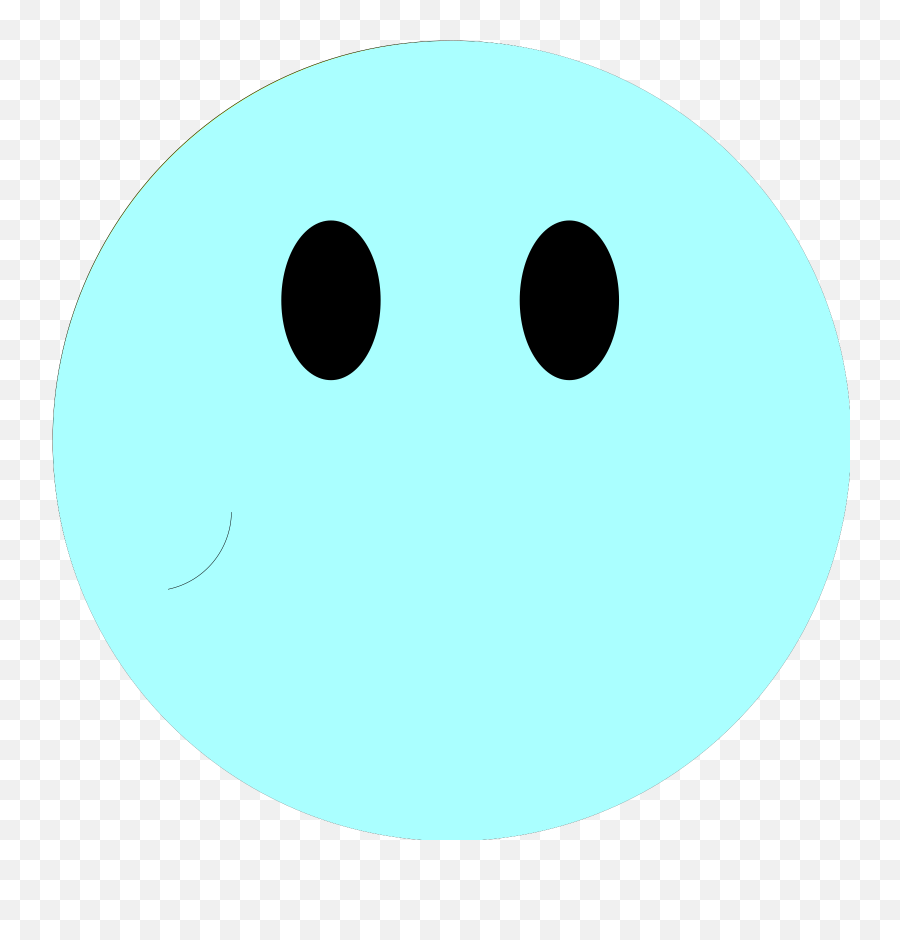 Blue Smiley Face Svg Clip Arts - Circle Png Download Dot Emoji,Snowman Emotions