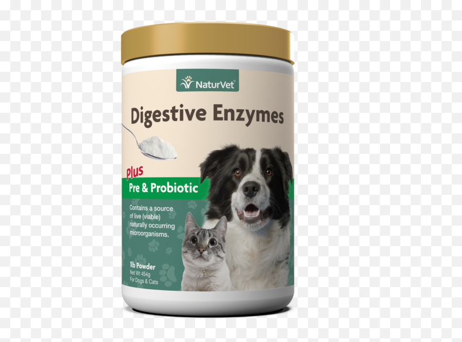 Digestive Enzymes Powder With Prebiotics U0026 Probiotics - Naturvet Naturvet Digestive Enzymes Emoji,Throws A Animal Emoticon
