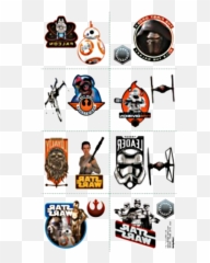 Star Wars The Force Awakens Tattoos - Star Wars The Force Awakens Sticker Amazon Emoji,Emoji Temporary Tattoos