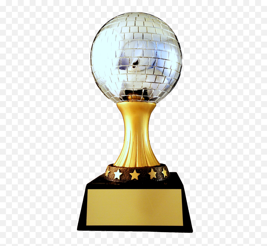 Mirror Ball Resin Trophy - For Golf Emoji,Emoji Swimming Mirror