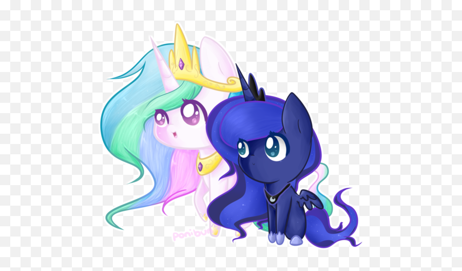 Ponibun Chibi - Princess Celestia Emoji,Mlp Chibi Emotions