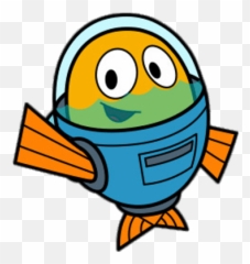Fishtronaut Waving Transparent Png - Stickpng Billy And Mac Fishtronaut Emoji,Waving Emoticon Facebook