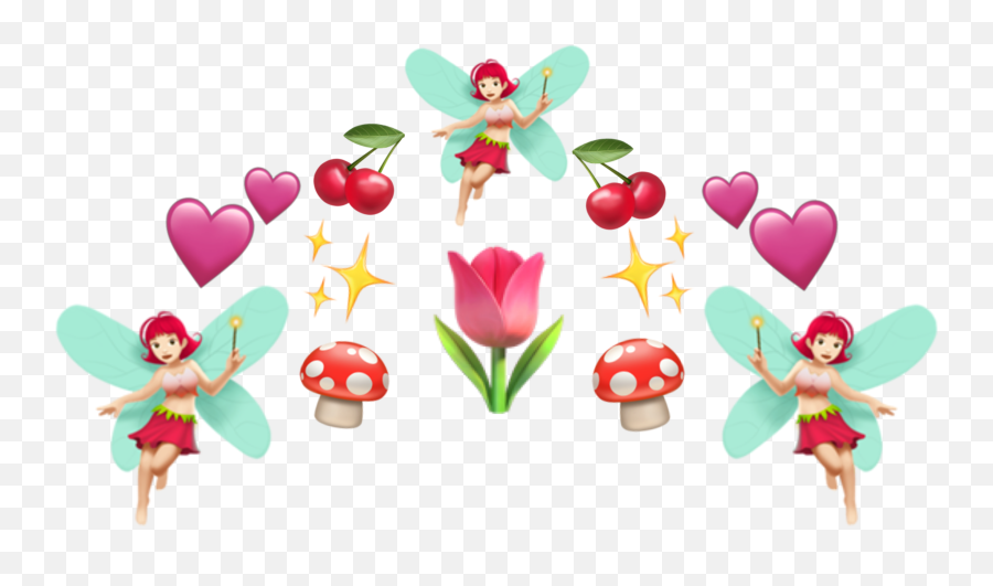 Fairy Fairyemoji Cherry Cherryemoji - Fictional Character,Different Fae Emojis