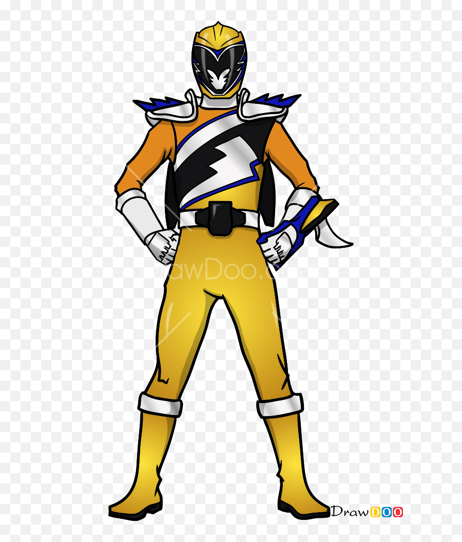 How To Draw Gold Ranger Power Rangers - Draw A Power Ranger Emoji,Power Rangers Emoji