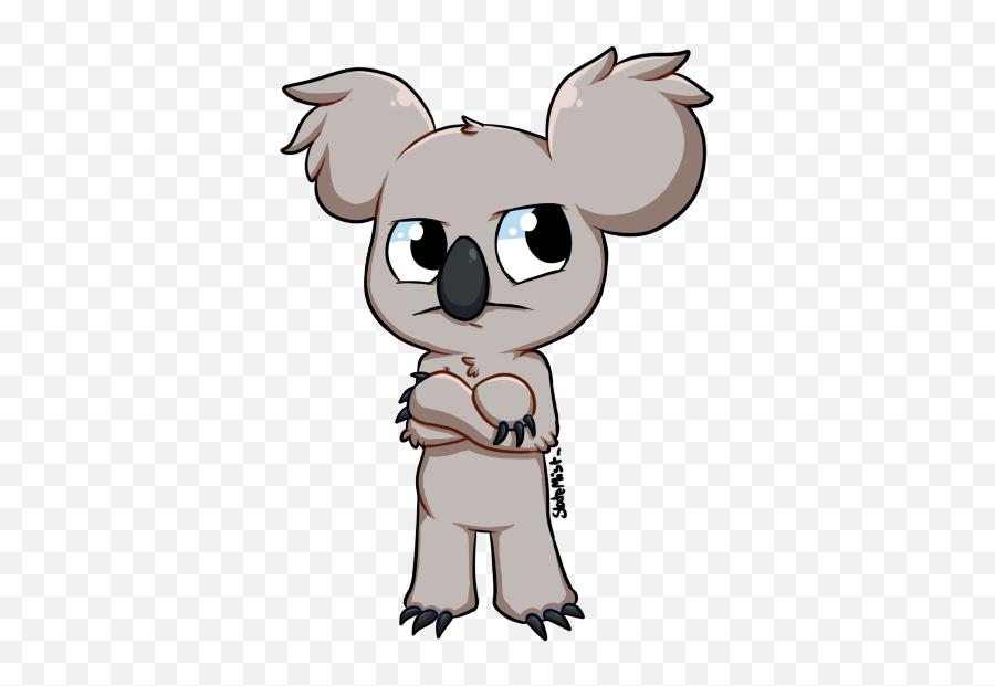 Koala Nom Nom From We Bare Bears - Angry Koala Bear Animated Emoji,Koala Emoji Png