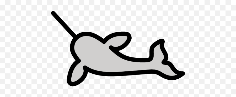 Narwhal Emoji - Download For Free U2013 Iconduck Fin,Colorinfg Of Emojis