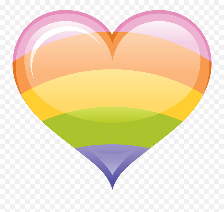 Free Arc En Ciel Rétro Coeur 1187583 Png With Transparent - Girly Emoji,Retro Emoticon Heart