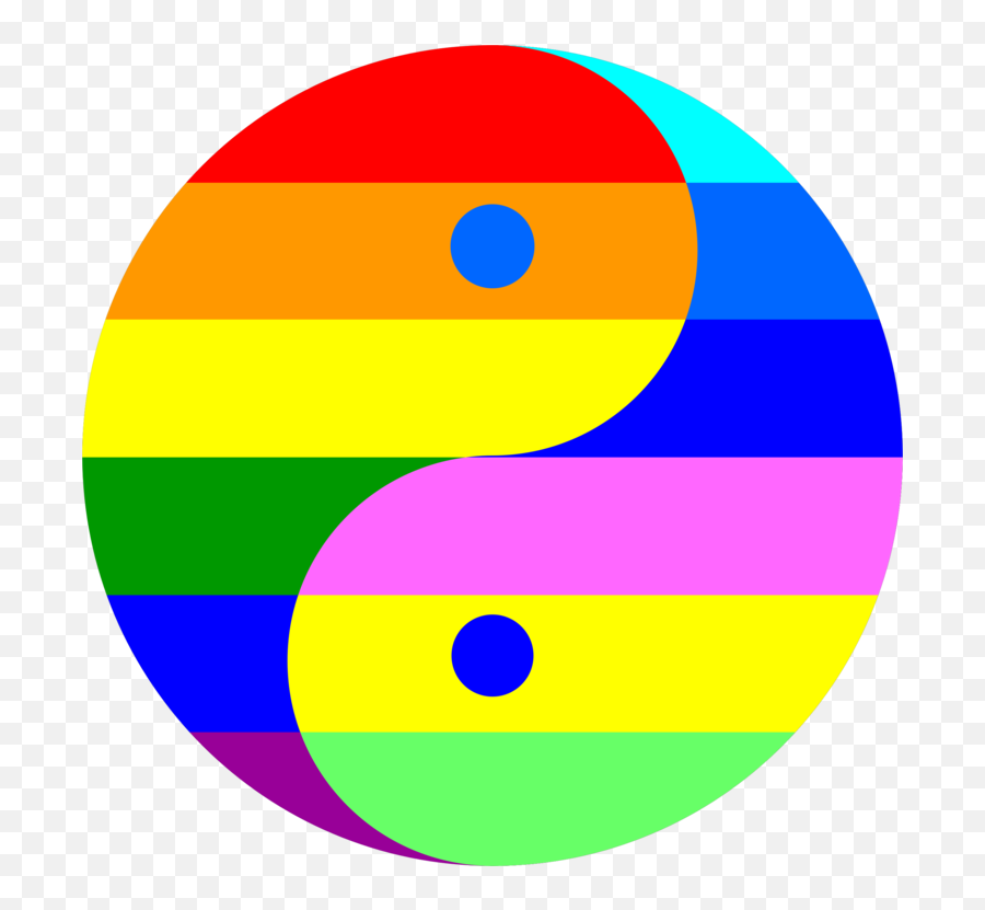 Emoticon Area Symbol Png Clipart - Colorful Yin And Yang Emoji,Yin Yang Emoticon