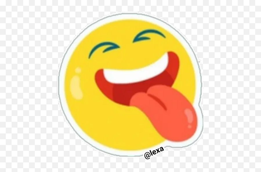 Sticker Maker - Emojis Happy,Big Laughing Crying Emoji Meme Red